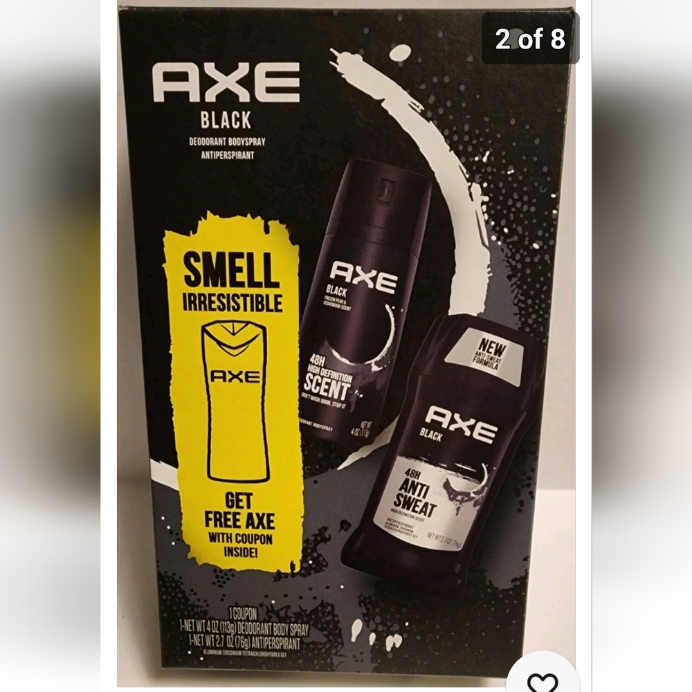 AXE Black Gift Set including Body Spray and Anti-perspirant